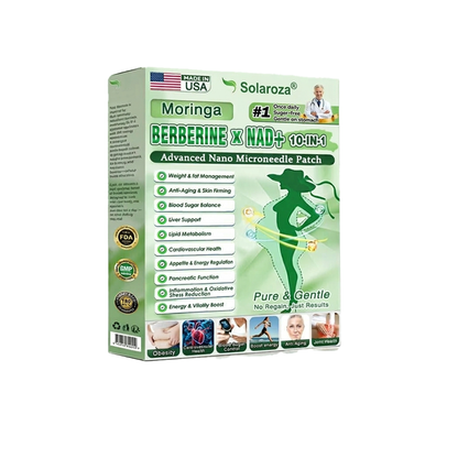 💫Official Store |🥇 Solaroza® Moringa & Berberine 10-IN-1 Advanced Nano Microneedle Patch (Once Daily, visible changes in 7 days) ✅ Obesity, Diabetes, Sleep Apnea, And Joint Issues