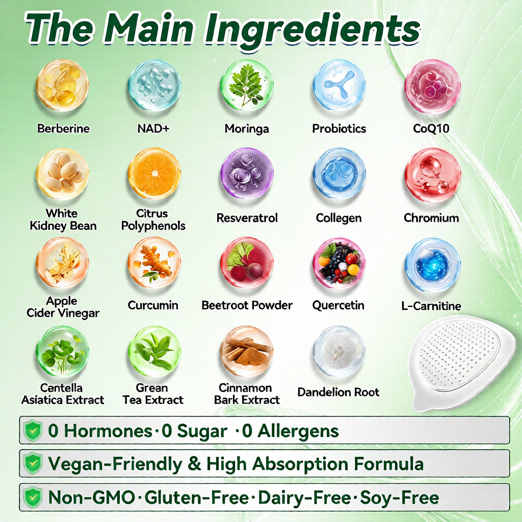 💫Official Store |🥇 Solaroza® Moringa & Berberine 10-IN-1 Advanced Nano Microneedle Patch (Once Daily, visible changes in 7 days) ✅ Obesity, Diabetes, Sleep Apnea, And Joint Issues