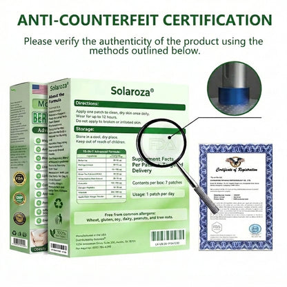 💫Official Store |🥇 Solaroza® Moringa & Berberine 10-IN-1 Advanced Nano Microneedle Patch (Once Daily, visible changes in 7 days) ✅ Obesity, Diabetes, Sleep Apnea, And Joint Issues